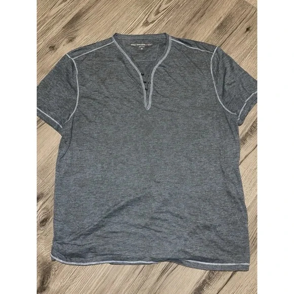 John Varvatos Gray Casual Button Down Shirt - Picture 2 of 8